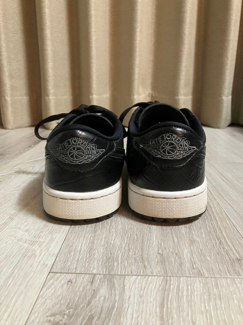 NIKE Air jordan 1 LOW GOLF ブラッククロコダイル