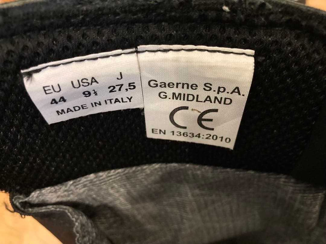 Gaerne G.MIDLAND ガルエネGミッドランドブーツ 27.5cm 黒
