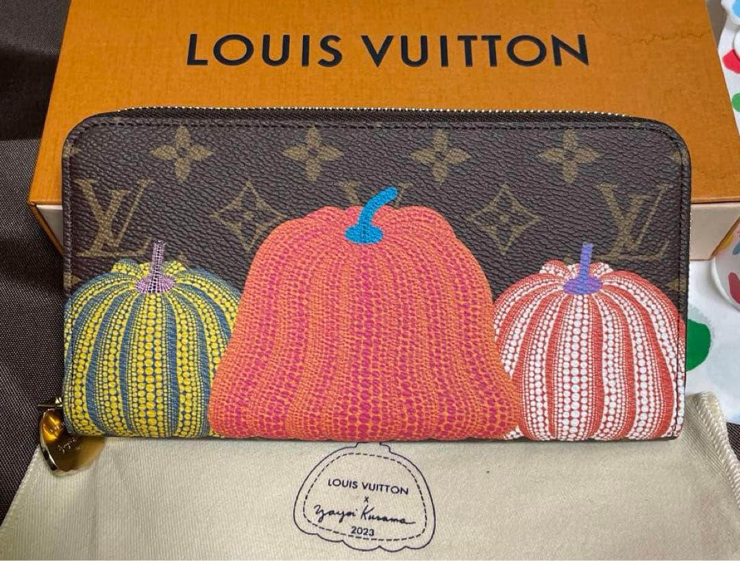 ルイヴィトン×草間彌生 コラボ 長財布 限定品 未使用品 ジッピー