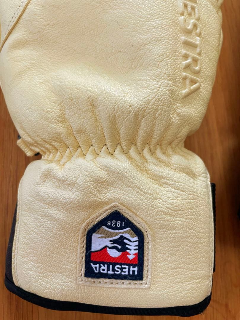 【ma】　Hestra ヘストラ スキーグローブ 3フィンガー フルレザー