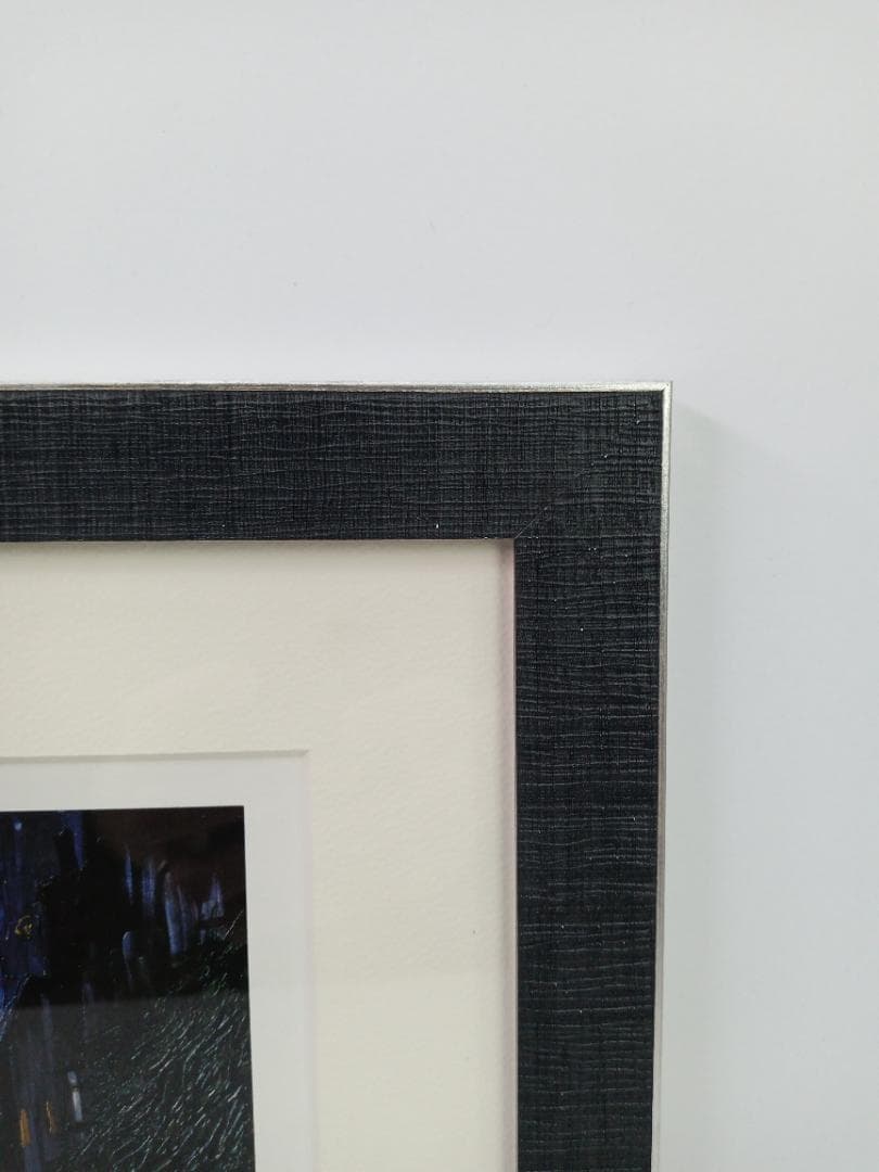 【新品】 ゴッホ 作「夜のカフェテラス」　額入り　額装　ジークレー版画