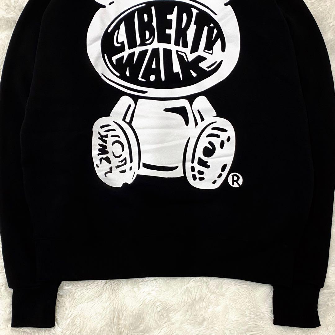 新品・タグ付】LIBERTY WALK ビッグロゴ ベア パーカー ブラック