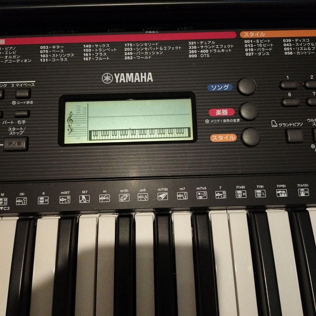 Yamaha　ヤマハ　電子ピアノ　電子キーボード　PSR-E263　ブラック
