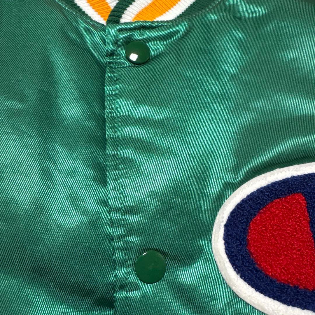希少Champion グリーン スタジャン 新品未使用品