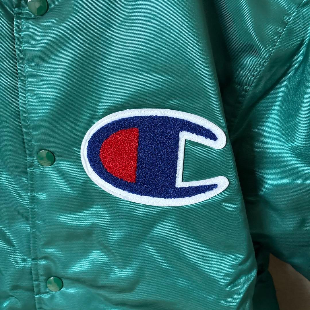 希少Champion グリーン スタジャン 新品未使用品