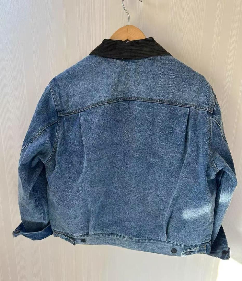 Barbour*Levi_s Gジャン・デニムジャケット 男女兼用 M