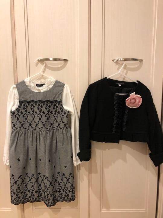 BEBEフォーマル ワンピース110、ブラウス120