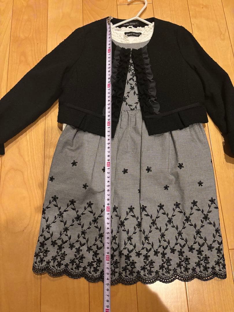 BEBEフォーマル ワンピース110、ブラウス120