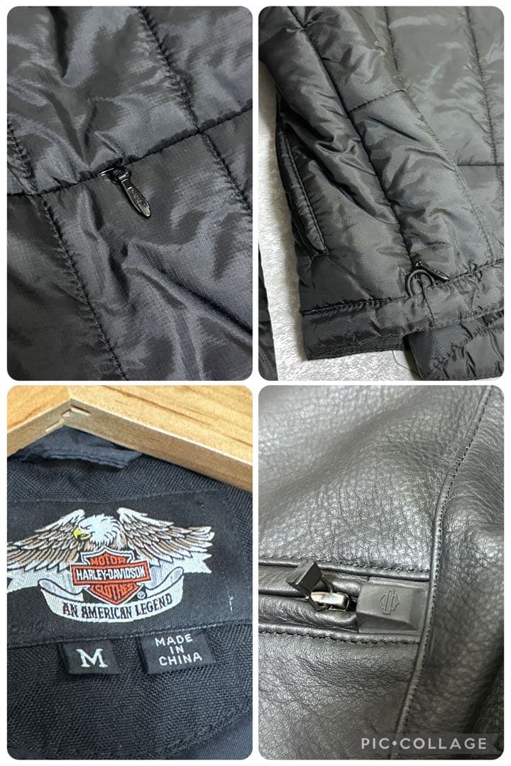 ハーレーダビッドソン ライダース ジャケット FXRG レザー 本革 2way