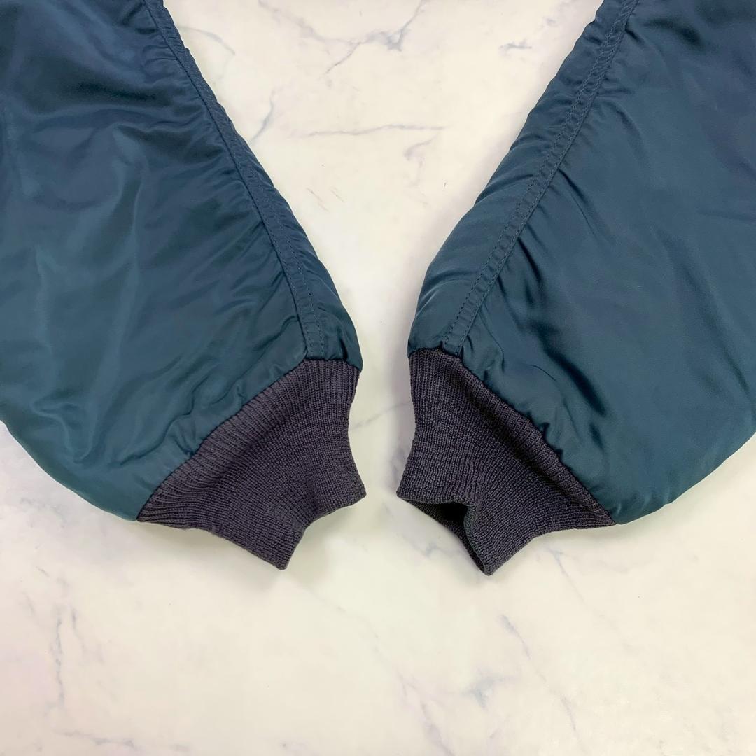 50s復刻★ USA製 ALPHA B-15C ネイビー M　D909