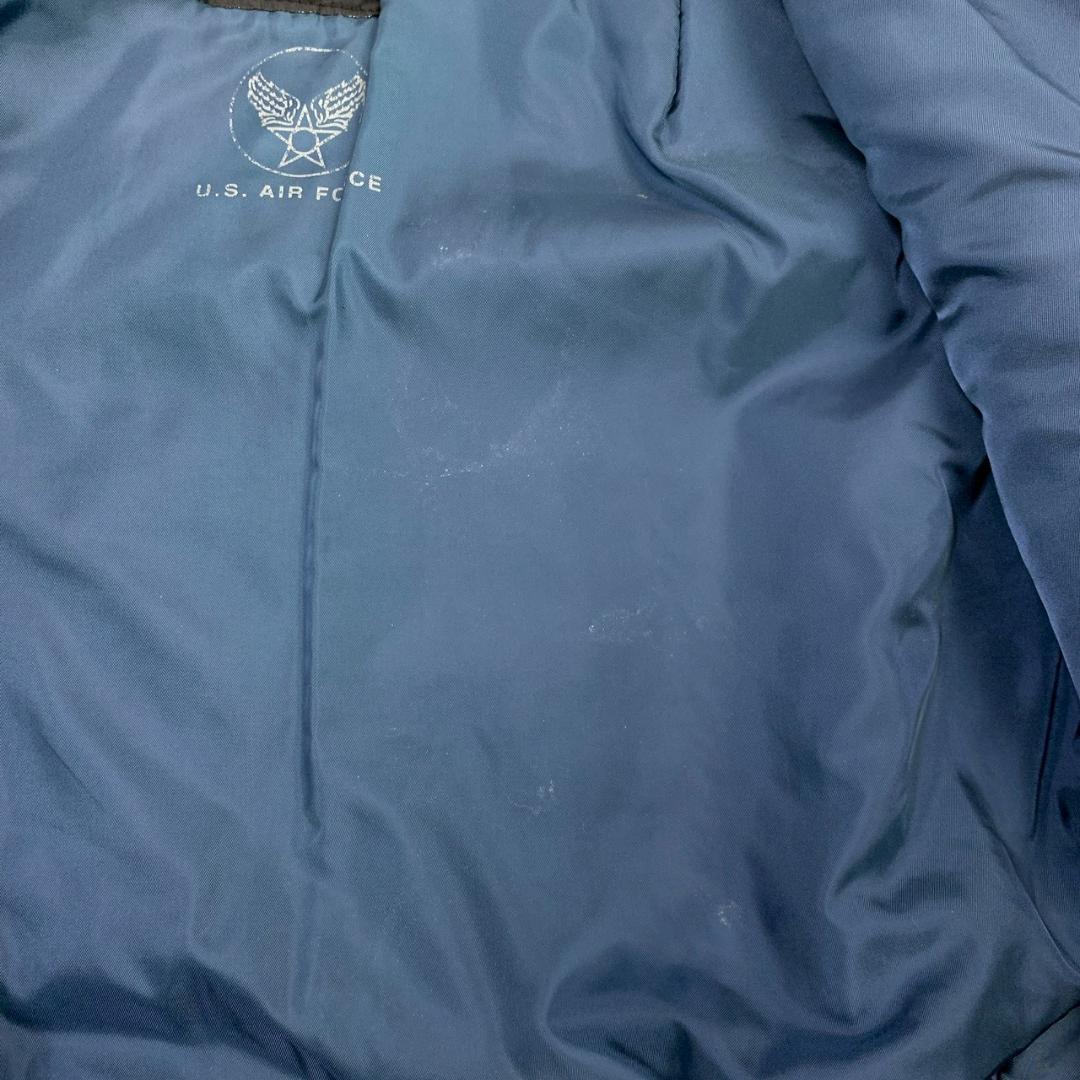 50s復刻★ USA製 ALPHA B-15C ネイビー M　D909