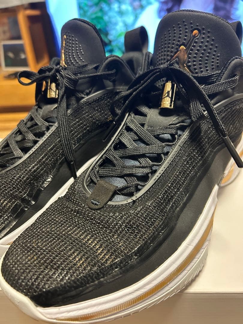 エアジョーダン36 LOW ブラック&ゴールド