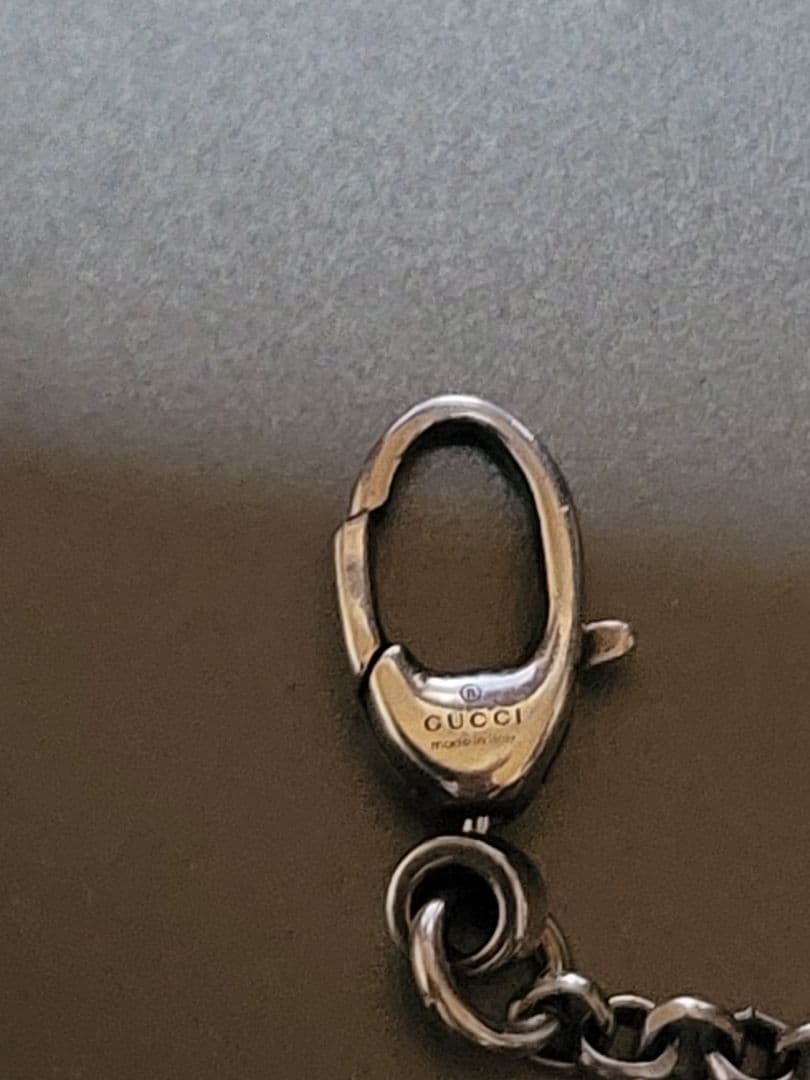 値下げ【美品】GUCCI ダブルG シルバー キーブレスレット