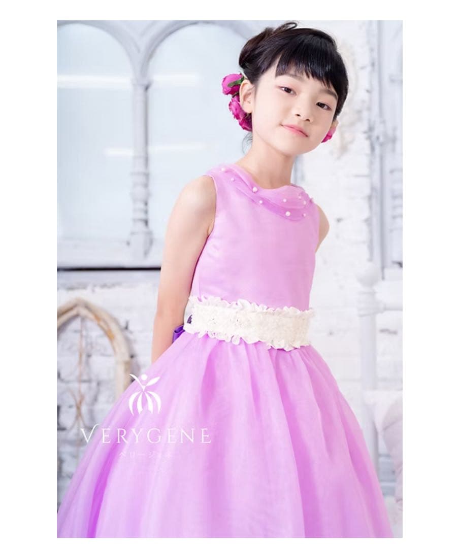 ラムネ　ベリージェネ　パールワイドカラードレス＆リトルピアニスト２３センチ