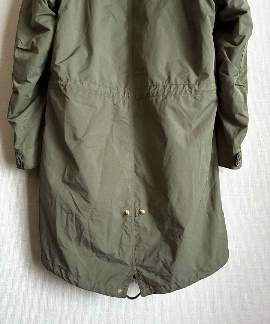 美品【ドゥーズィエムクラス】モッズコート ファーライナー付き カーキ