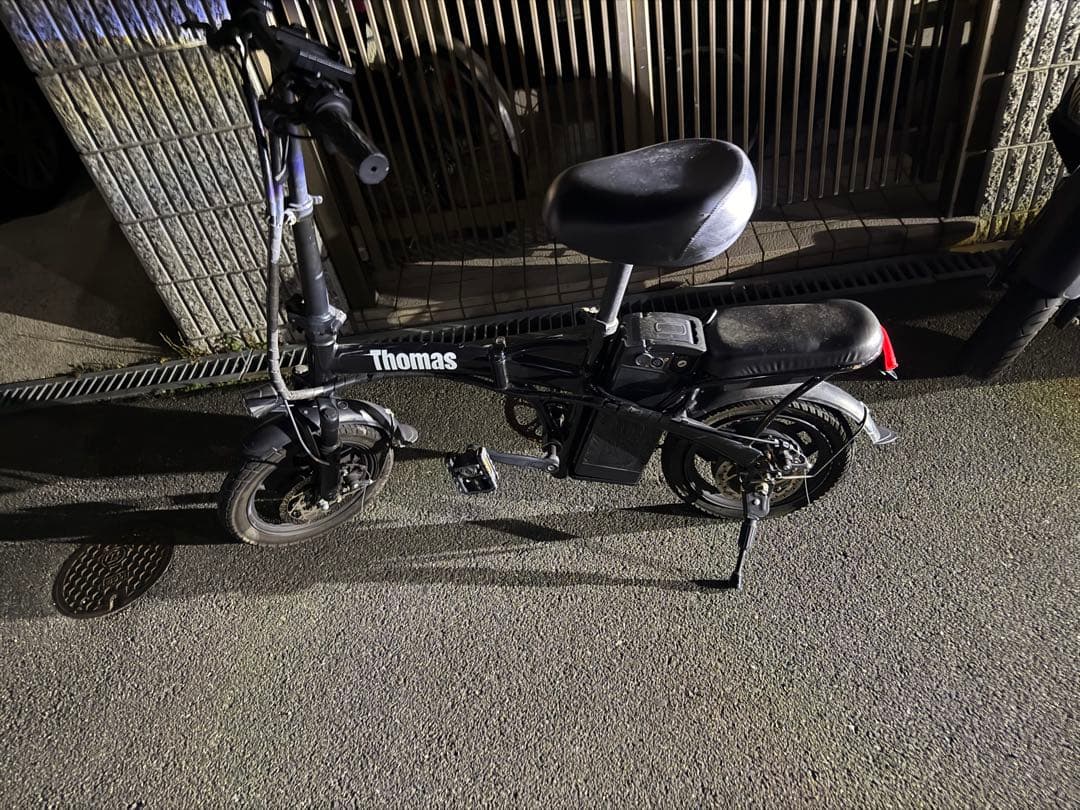 Thomas 折りたたみ自転車 LEDライト付き