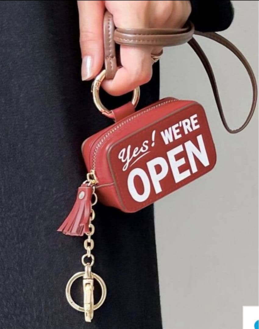 新品 グッドグリーフ OPEN / CLOSED ミニ ポーチ ケース チャーム