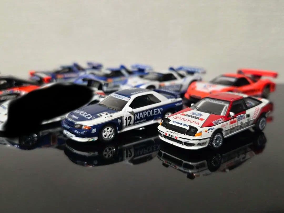 美品 ミニカー SUPER GT D1 ラリー 9台