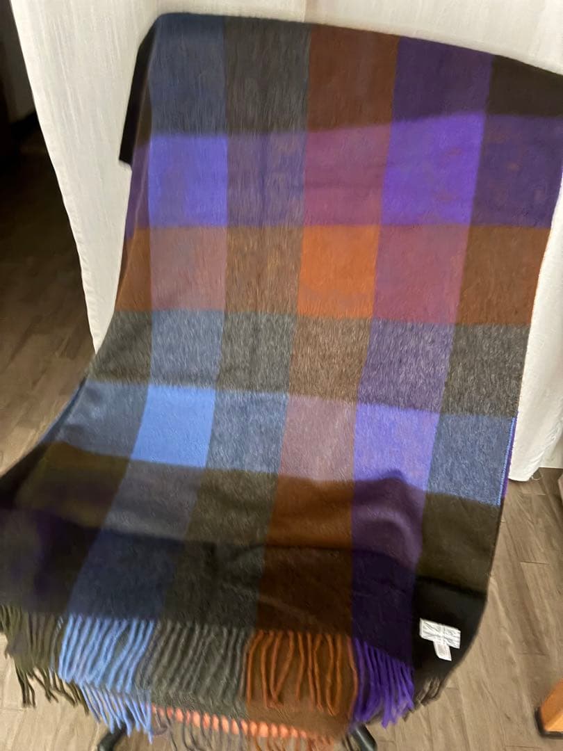 ジョシュアエリス カシミヤ　100% 大判　ストール