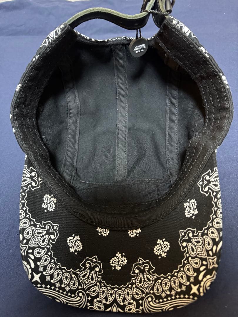 帽子 Supreme Bandana Camp Cap \"Black\"