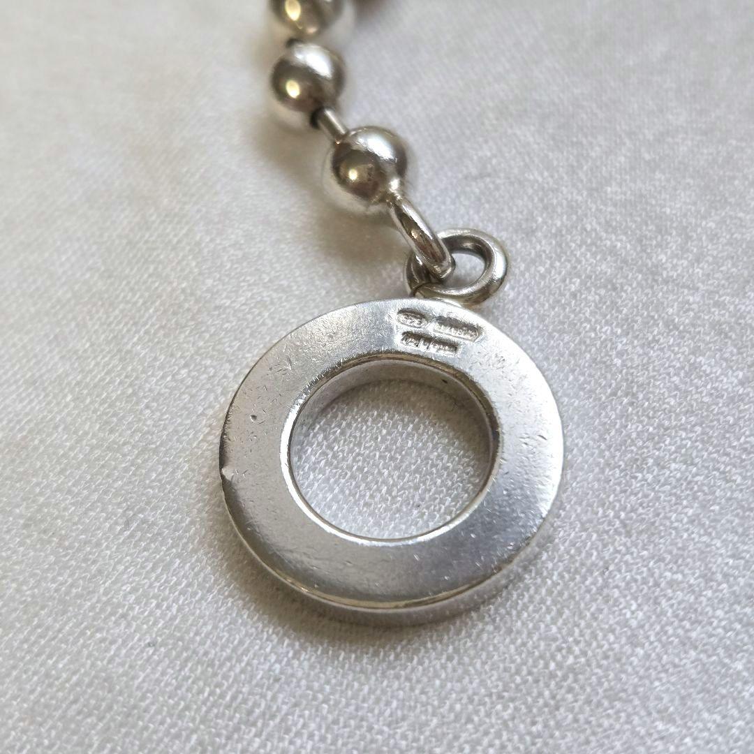 【☆オレンジ☆】GUCCI グッチ ボールチェーン シルバーブレスレット