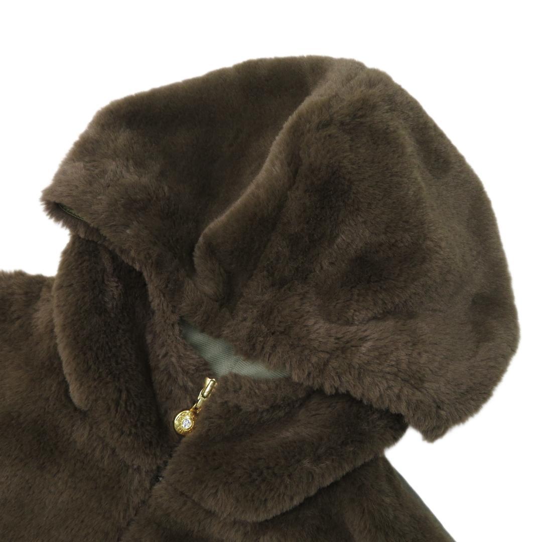 DANCE WITH DRAGON ファー ハーフジップパーカー [C0961]