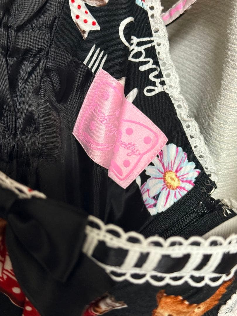 French cafe ジャンパースカート カチューシャ オーバーニー セット