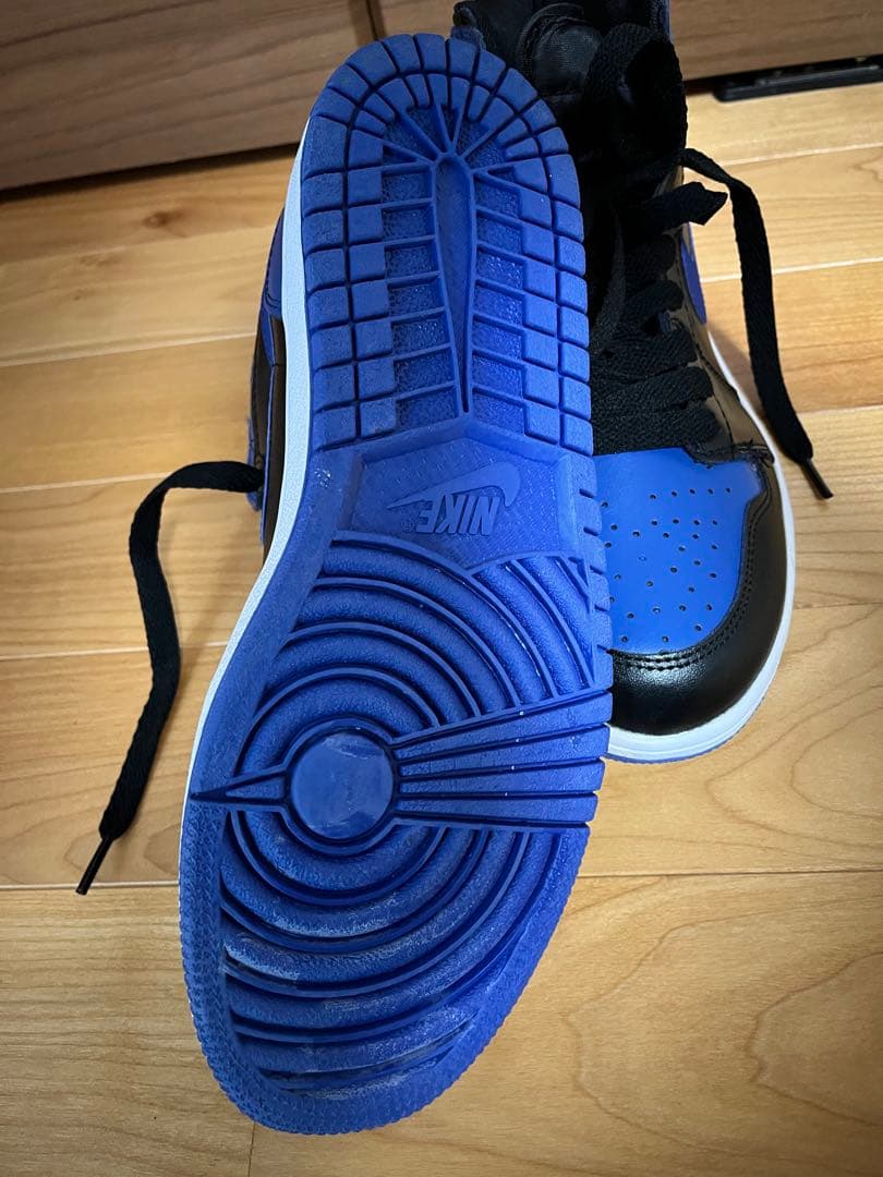 ナイキ　エアジョーダン1 HIGH OG 黒青　ハイ　青/黒 27.0 未使用