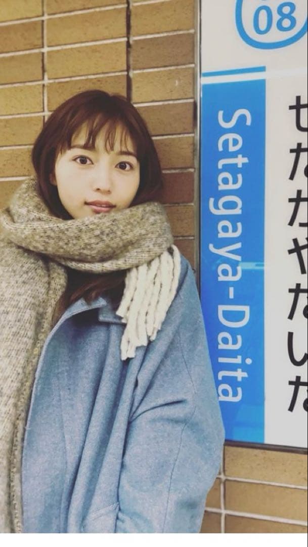 サイレント　川口春奈着用　スタンドカラーポンチョコート