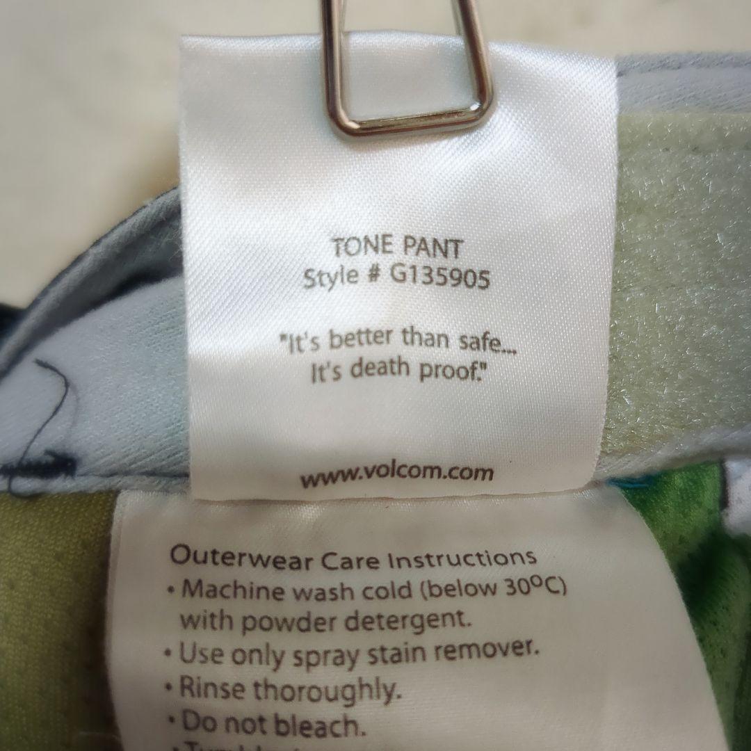 3178【美品】ボルコム スノボウェア パンツ 写真風プリント Lサイズ