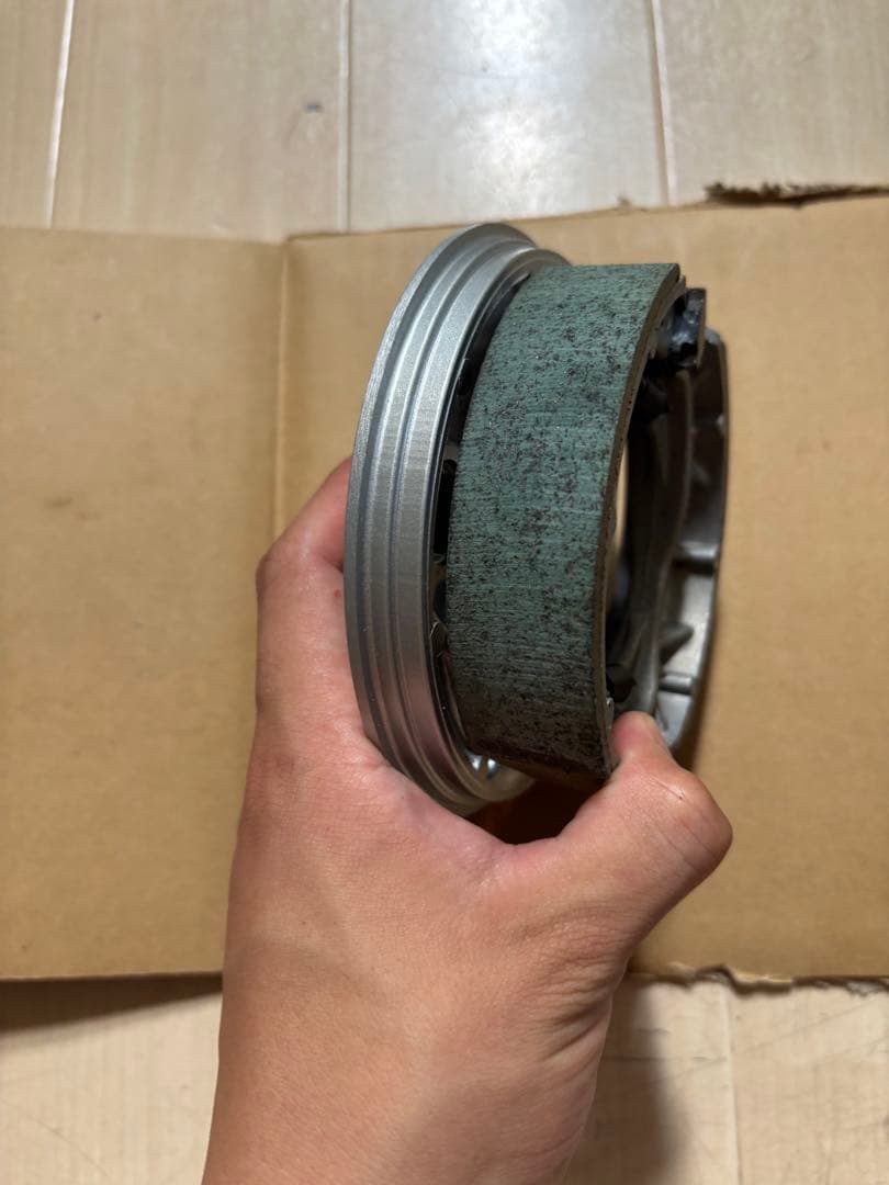 モンキー純正　リアハブ、ブレーキパネル 仮組みのみ モンキー　4mini