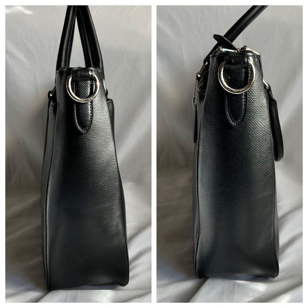 【美品】COACH コーチ メトロポリタン ビジネスバッグ 2way 黒 人気