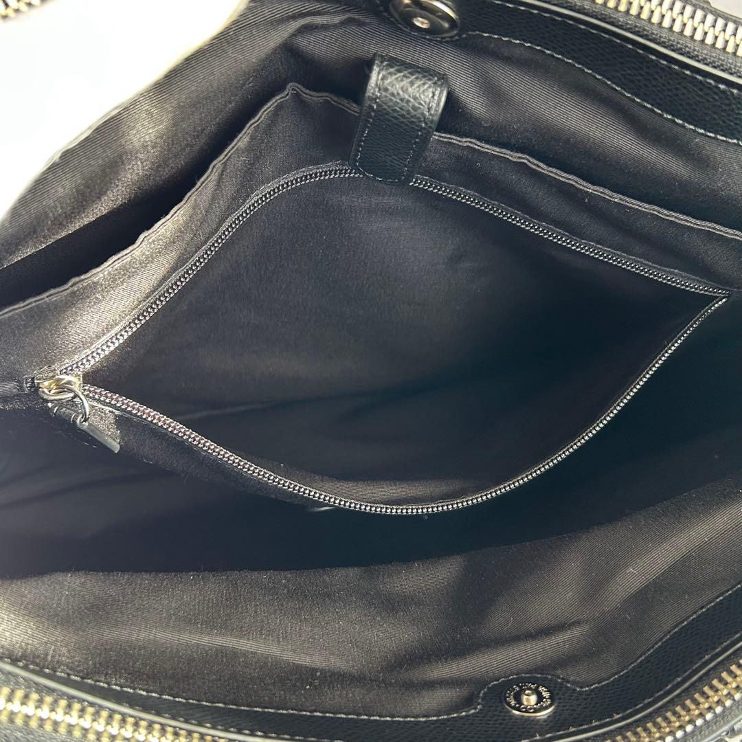 【美品】COACH コーチ メトロポリタン ビジネスバッグ 2way 黒 人気