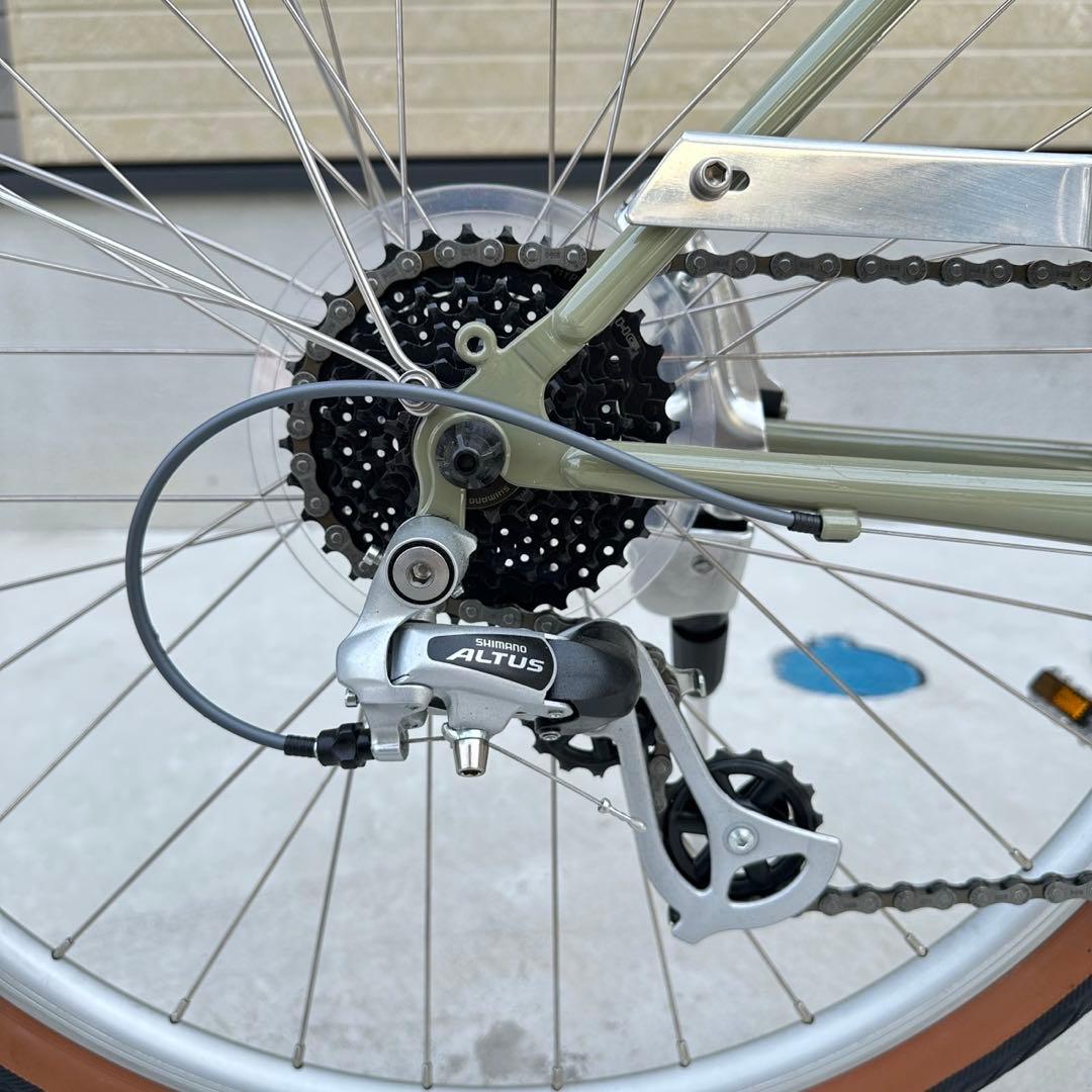 自転車 RALEIGH ラレー CLB-S クラブスポーツ 前カゴ クロスバイク