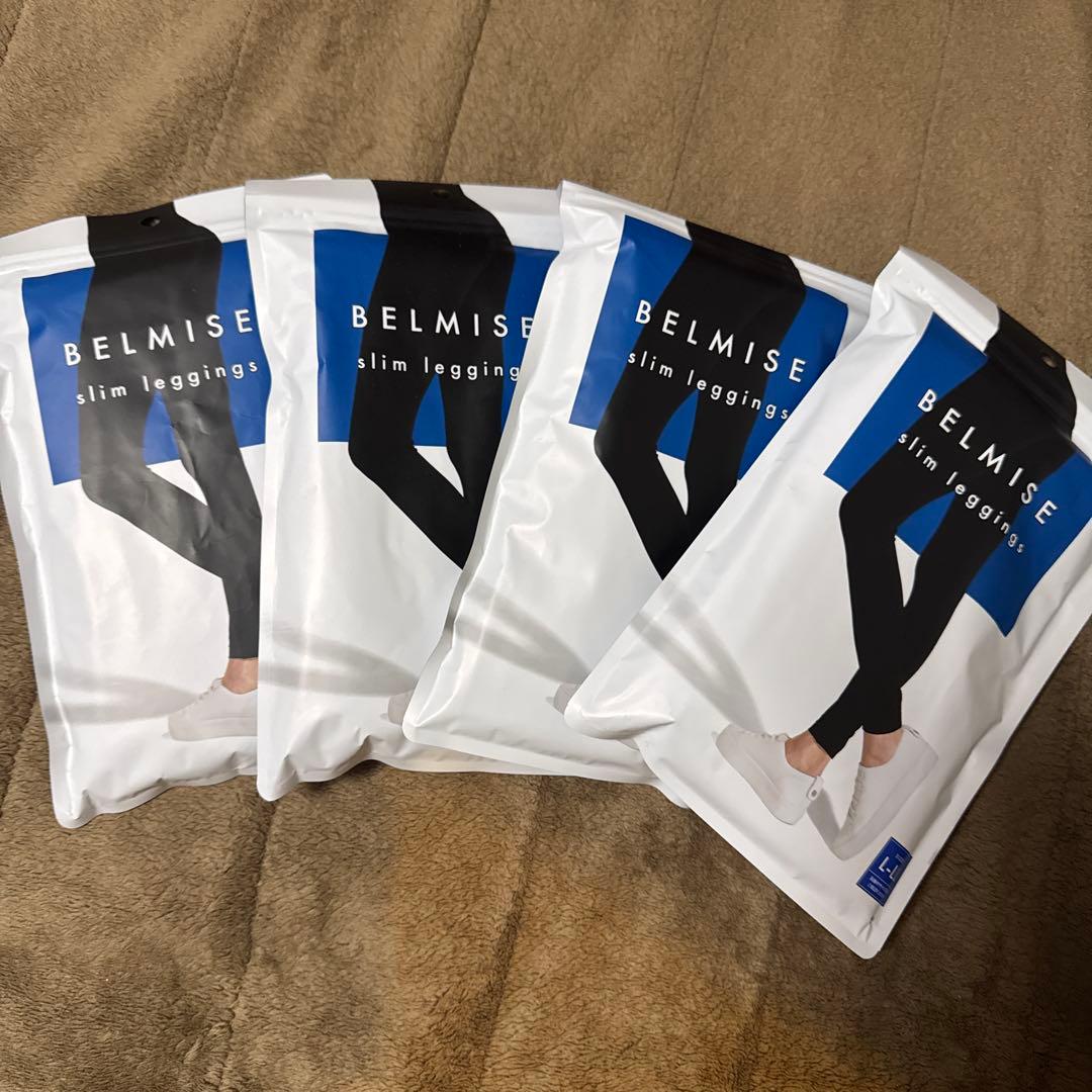 BELMISE スリムレギンス L-LL 4パック