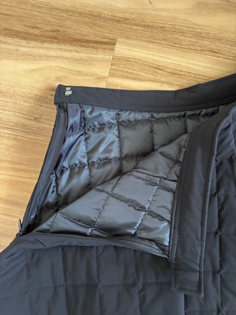 THIRD MAGAZINE サードマガジン　キルティングスカート　黒