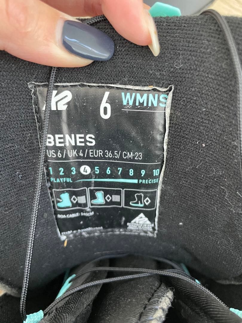 K2 スノーボード　スノーブーツ　靴　レディース23センチ