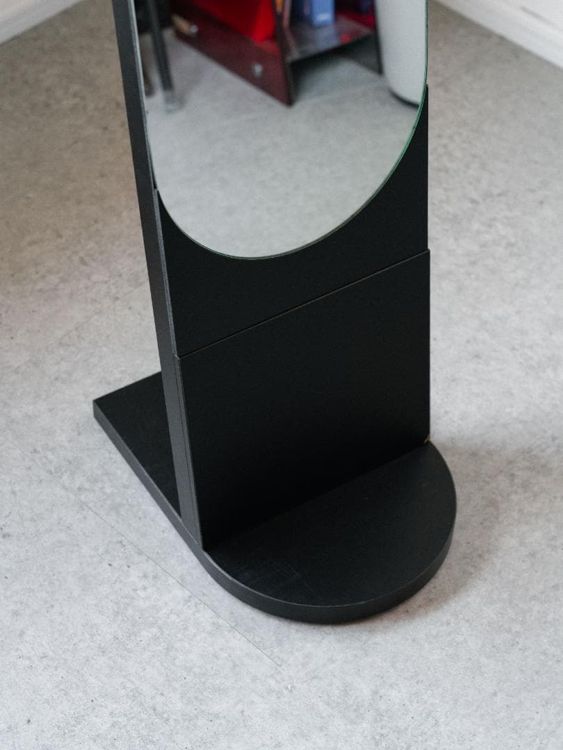 80's SHISEIDO 非売品 スタンドミラー スペースエイジ ポストモダン