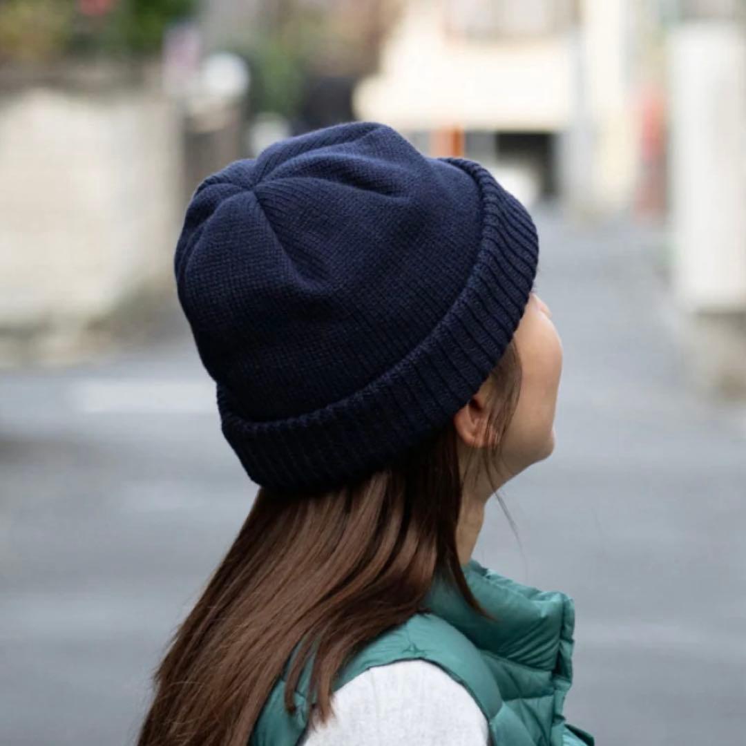 新品 ナナミカ 青 ゴアテックスインフィニウムウインドストッパービーニー