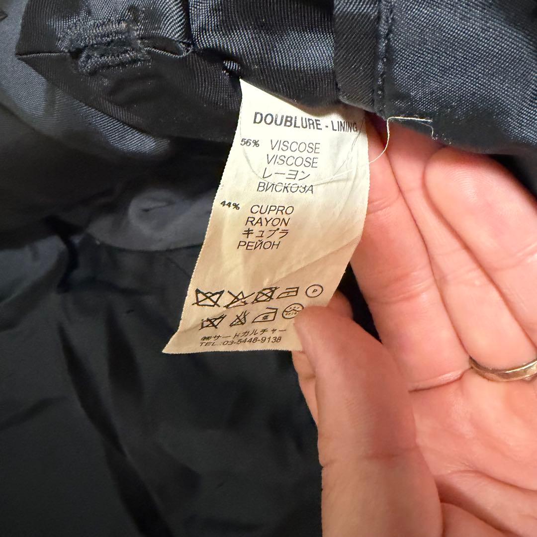 近年タグ ジバンシー チェスターコート アルパカ モヘヤ シャドウ