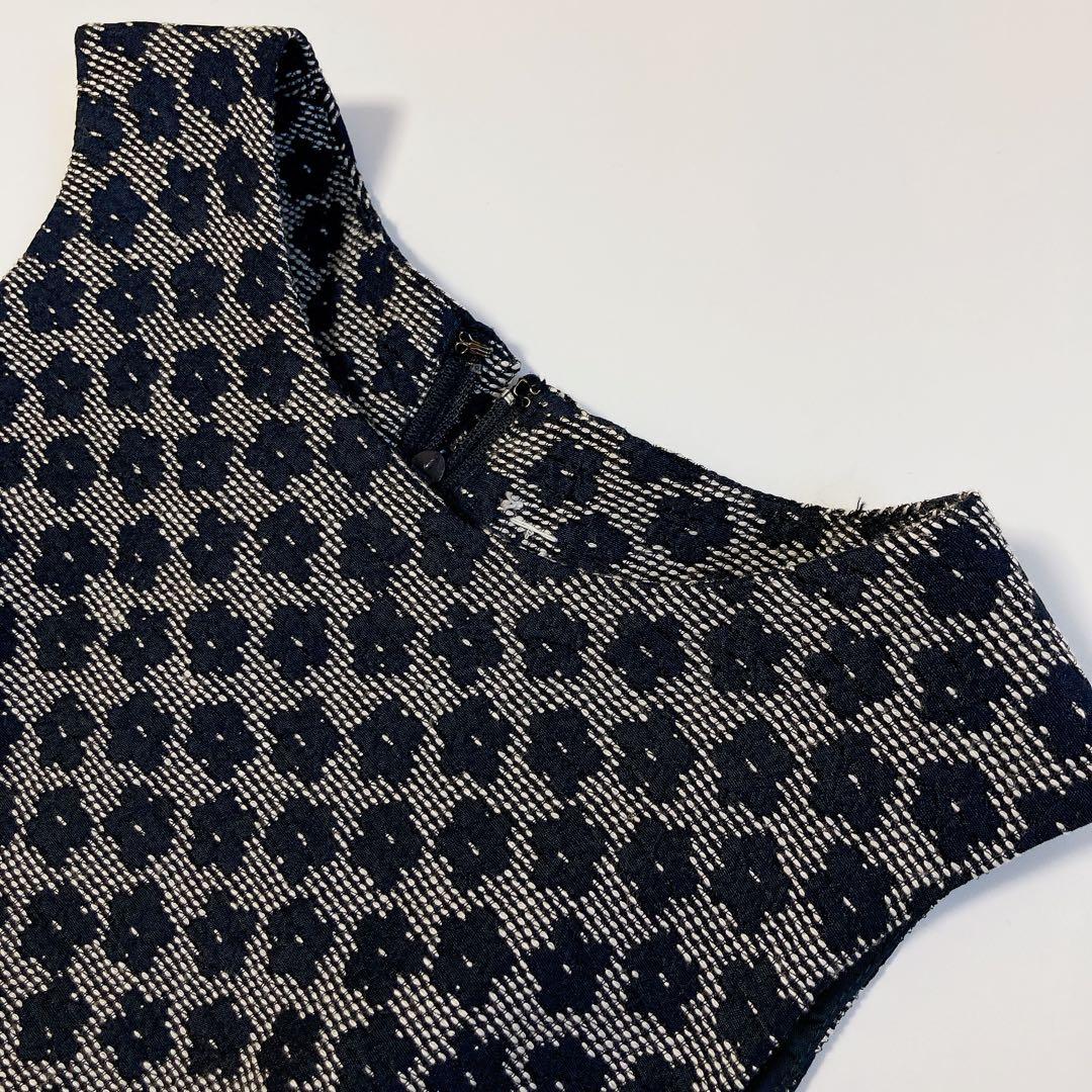 130size ネイビー×花柄 セレモニー 入学 卒園 発表会 フォーマル