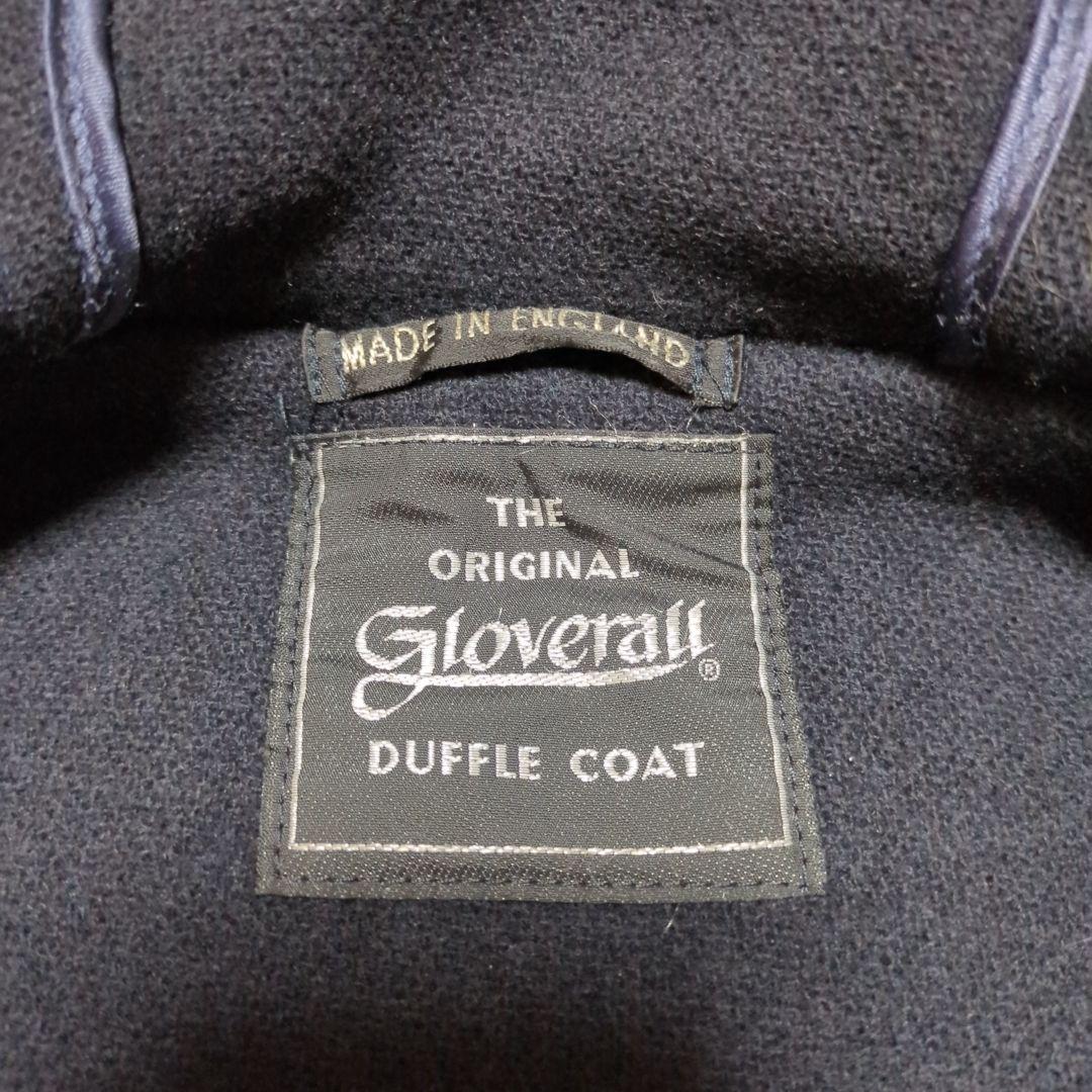美品】 グローバーオール ヘリンボーン ダッフルコート イギリス製 Mの