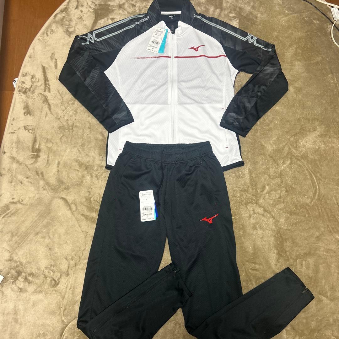 Mizuno ジャージ M ホワイト/ブラック
