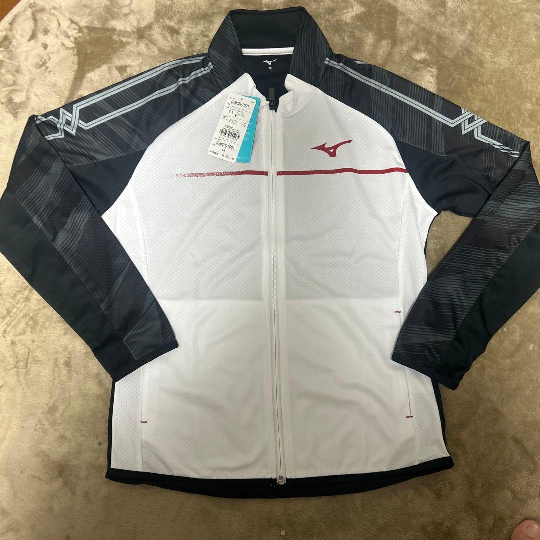 Mizuno ジャージ M ホワイト/ブラック