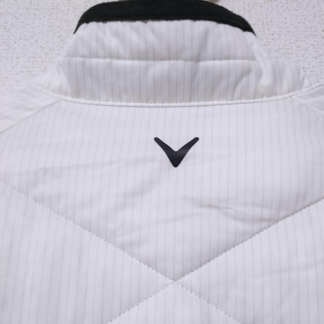 新品タグ付きCallaway/キャロウェイ 中綿ジャケットホワイト/L