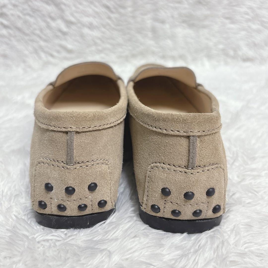 TOD’S トッズ　シティゴンミーニ　スエード　レザー　ベージュ　36