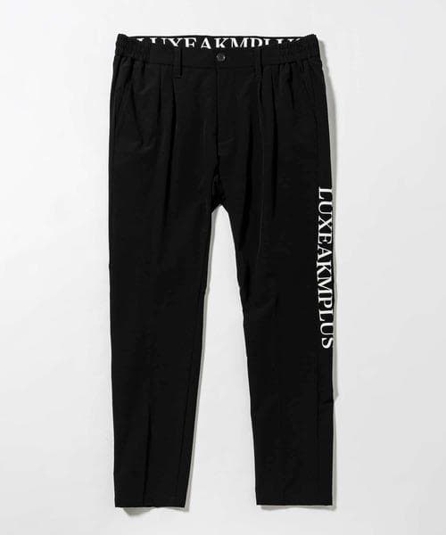 LUXEAKMPLUS サイドロゴ スーパーストレッチパンツ