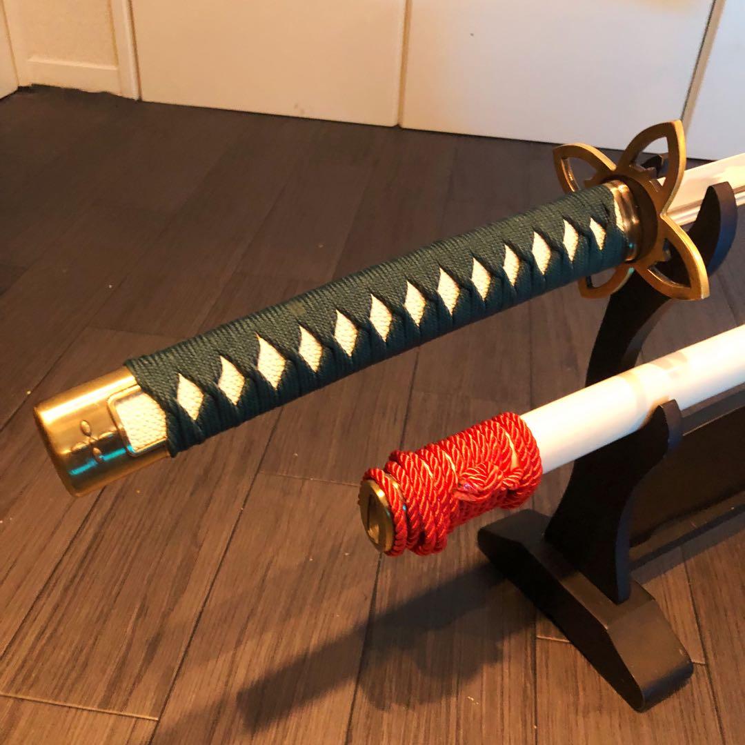 模造刀　刀　タシギ　時雨　白拵え　鬼滅　胡蝶　日輪刀　ワンピース