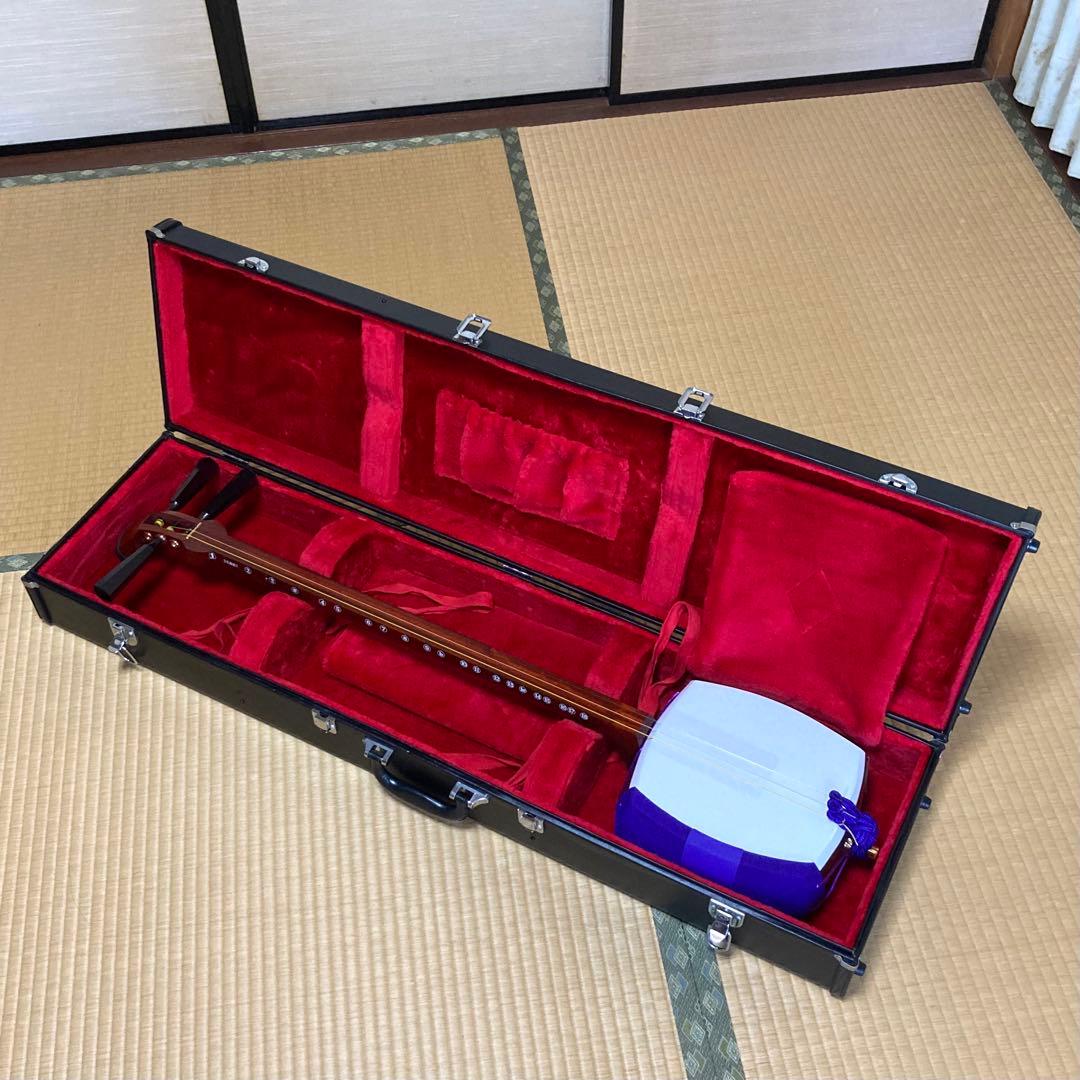 三味線 ハードケース バチ セット 初心者 練習用 入門