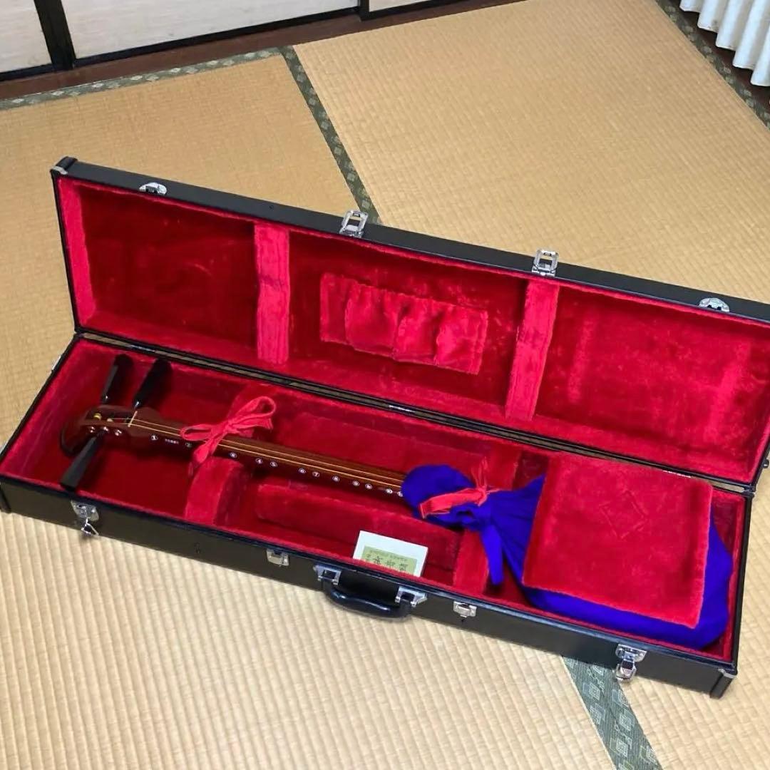 三味線 ハードケース バチ セット 初心者 練習用 入門